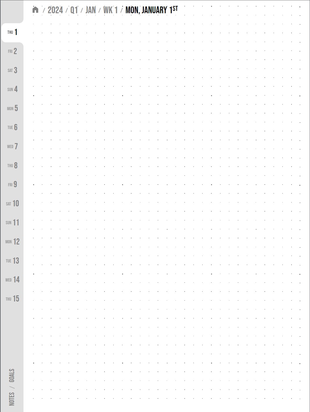 Remarkably Organized Planner - Day View